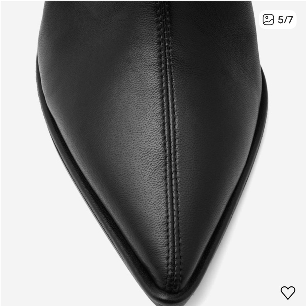 Tamara Mellon Trinity Black Leather Heeled Boots - Picture 5 of 14